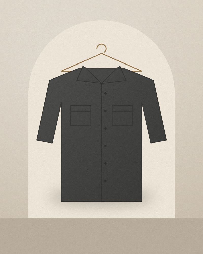 Wool Blend Overshirt